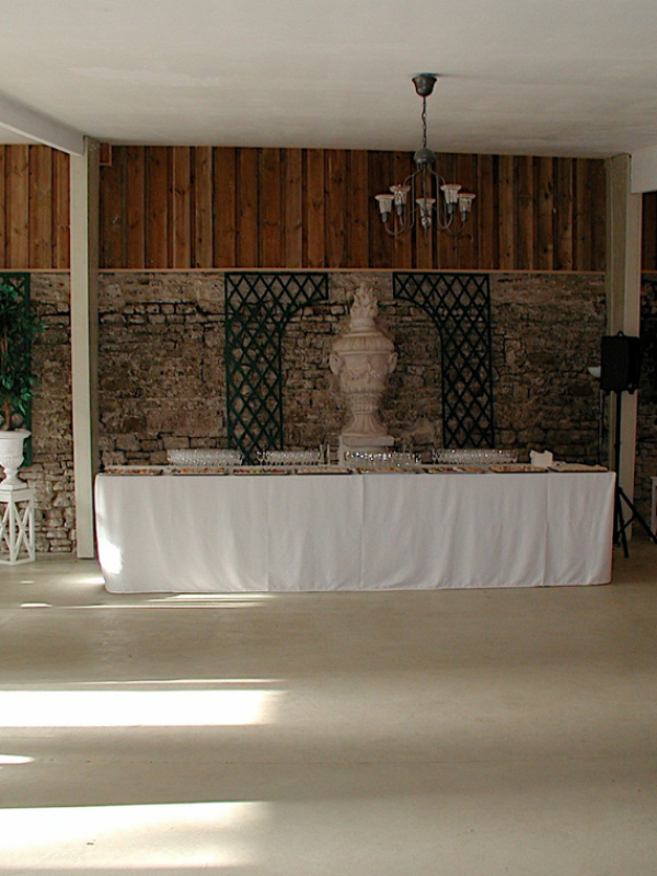 Buffet dans l'Orangerie