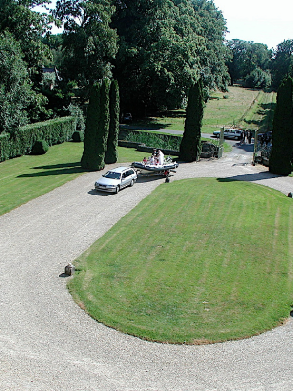 Arrivée en bateau !