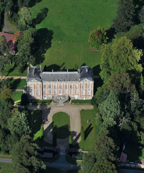 Vue aérienne - façade avant